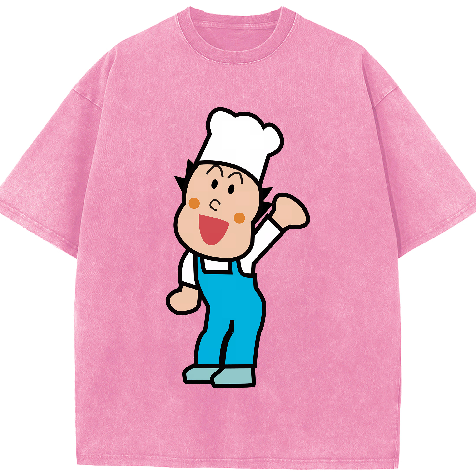 （画像用） アンパンマン Anpanman 綿100% ヴィンテージ風 半袖Tシャツ（フロントプリント）